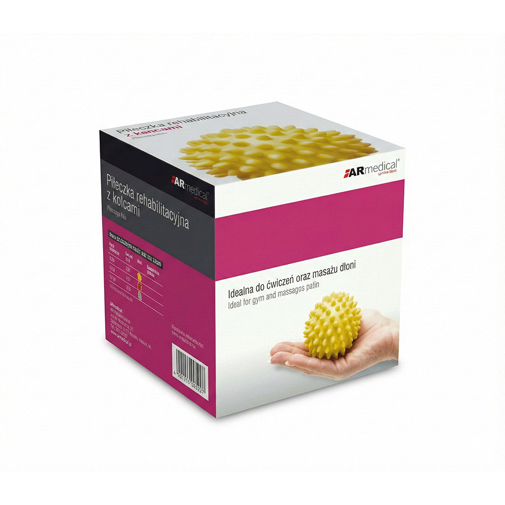 ARmedical masszázslabda - 8 cm - sárga 2